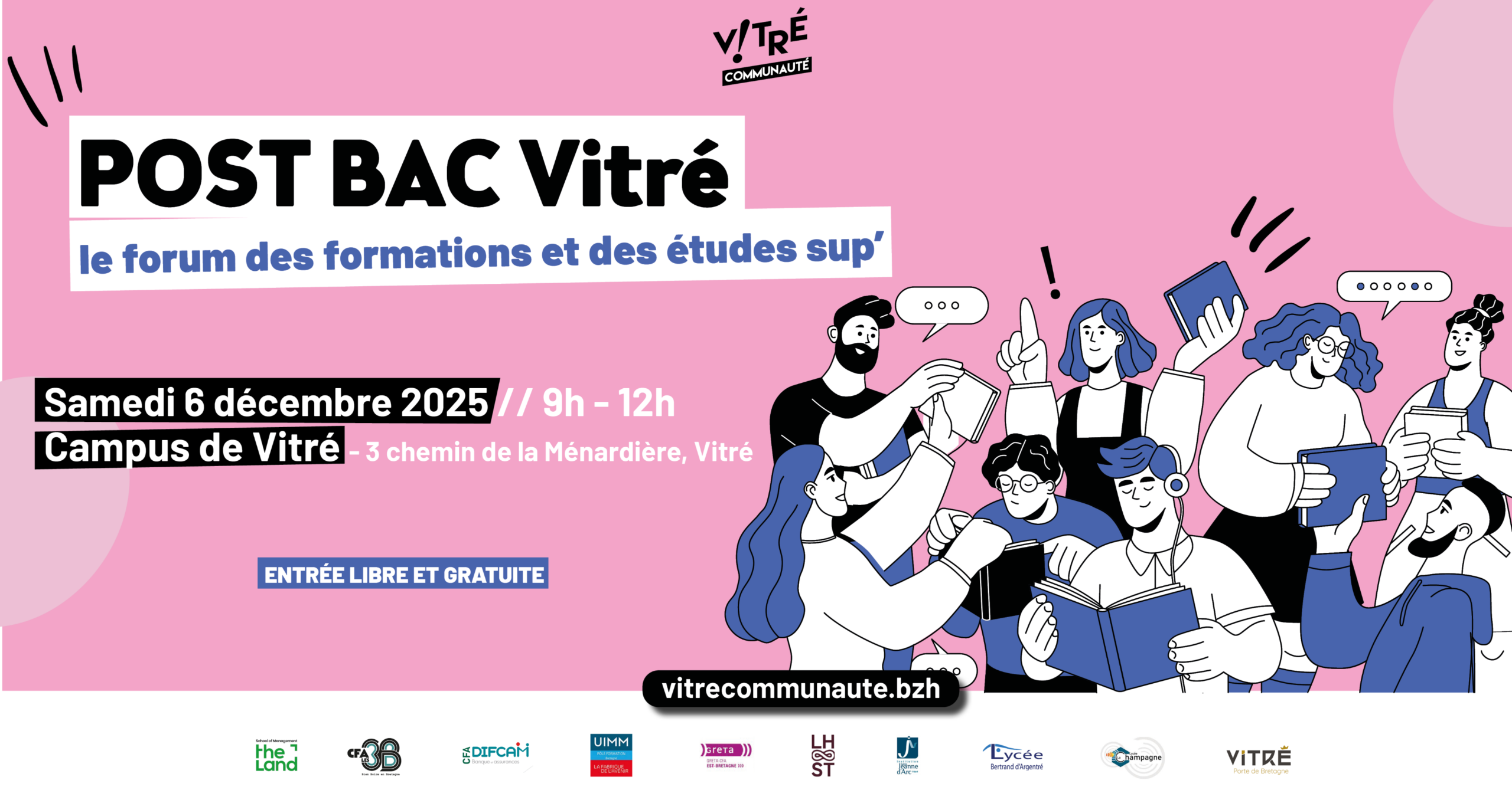 Retrouvez le LBA au Forum Post Bac de Vitré !