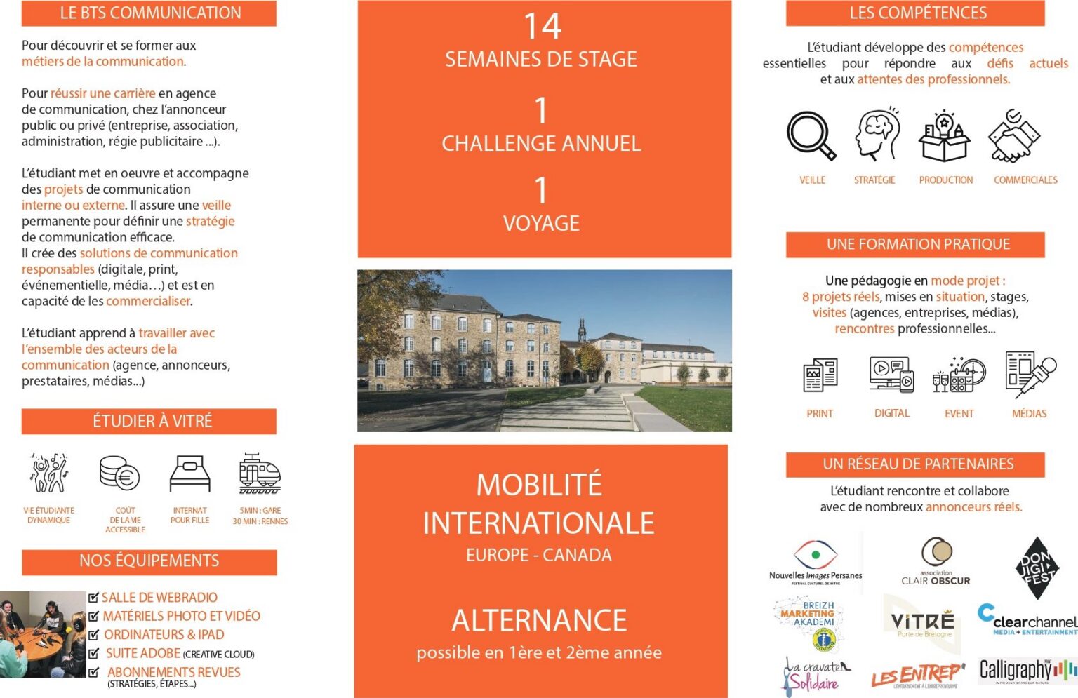 Plaquette du BTS Communication, page 2