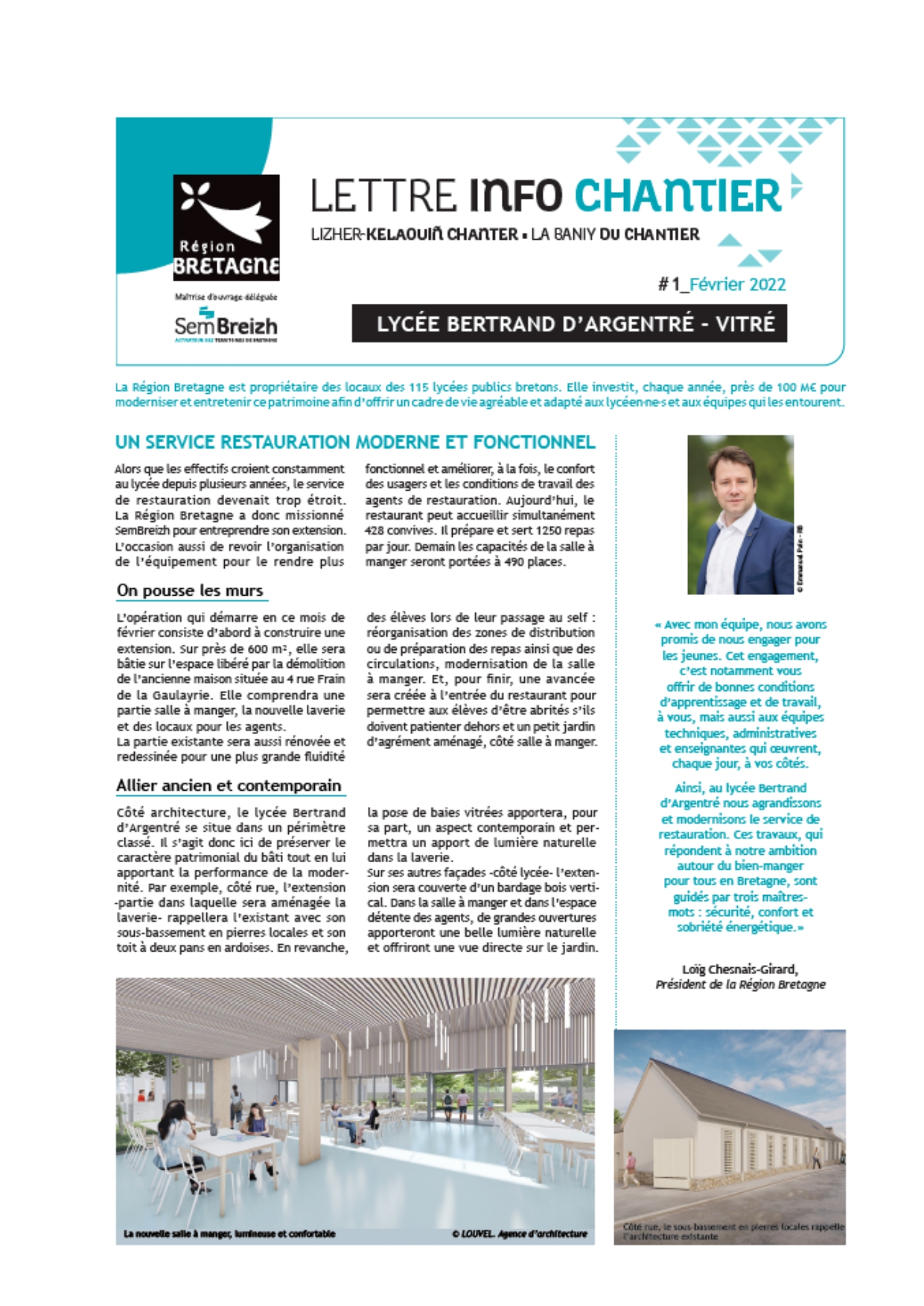 Lettre Info Chantier #1_Février 2022