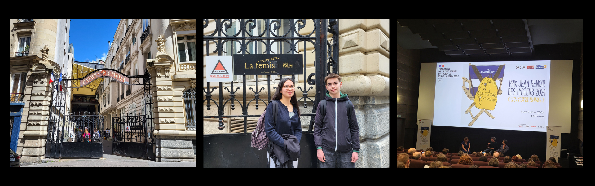 Les secondes CAV à la Fémis pour le Prix Jean Renoir 2024