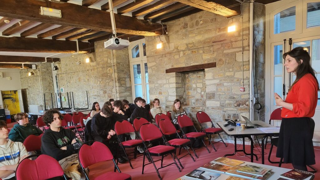 Intervention de Clair Obscur au lycée