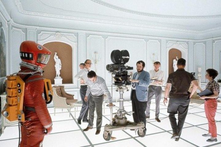 Stanley Kubrick sur le tournage de 2001 l’Odyssée de l’espace