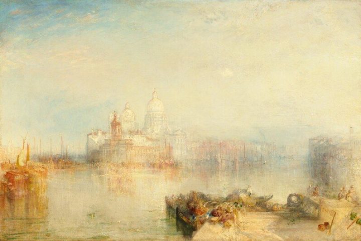 J. W. Turner, La Dogana et Santa Maria della Salute, huile sur toile, 62 x 93 cm, 1843, The National Gallery of Art, Washington.